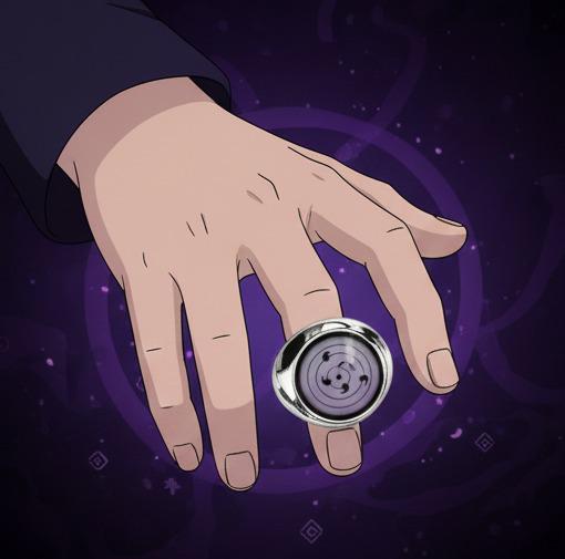Anime Naruto Nagato Rinnegan Ring Cosplay Collectible Merchandise