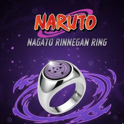 Anime Naruto Nagato Rinnegan Ring Cosplay Collectible Merchandise
