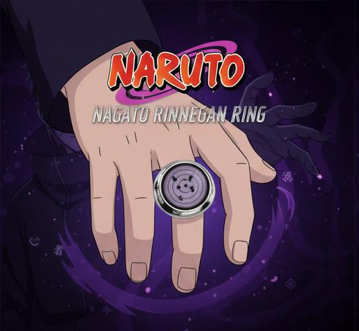 Anime Naruto Nagato Rinnegan Ring Cosplay Collectible Merchandise